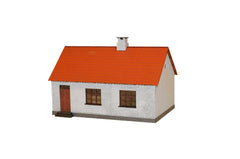 HT 87315 Landarbejder hus hvid puds